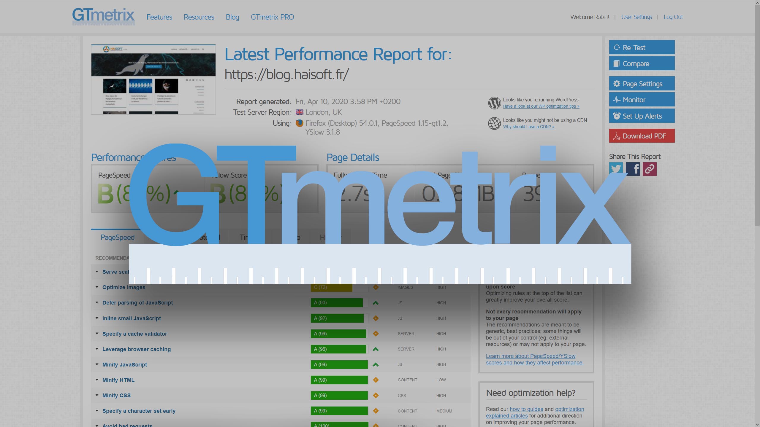 Maîtriser GTmetrix : cet outil essentiel pour optimiser votre site