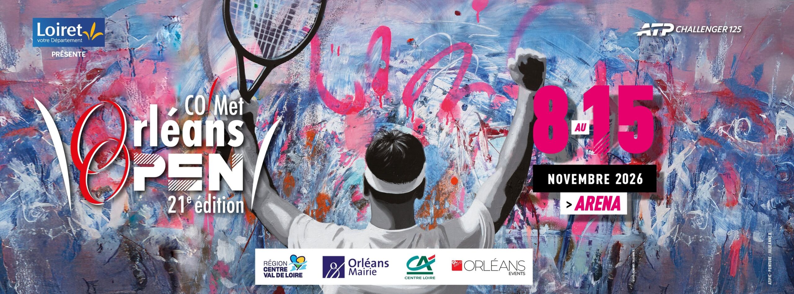 Le rendez-vous incontournable du tennis dans le Loiret fait son grand retour ! 21ème édition du CO’Met Orléans Open.
