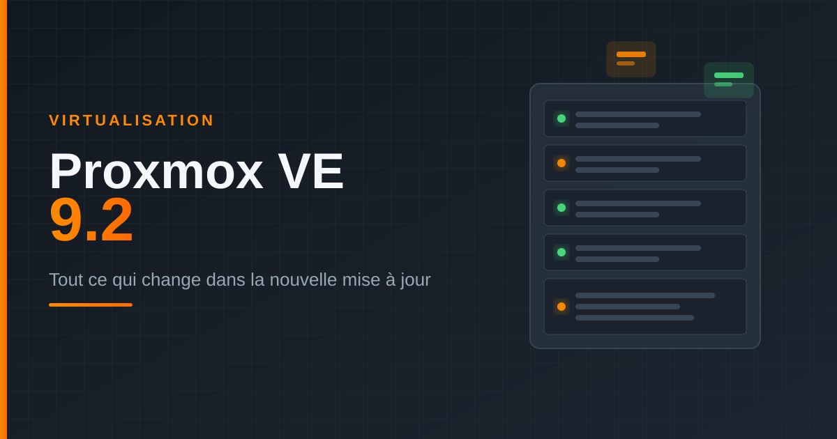  Proxmox VE 9.2 — Les grosses améliorations de la dernière version
